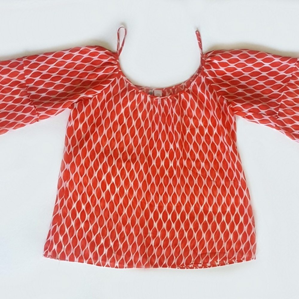 Cold shoulder blouse